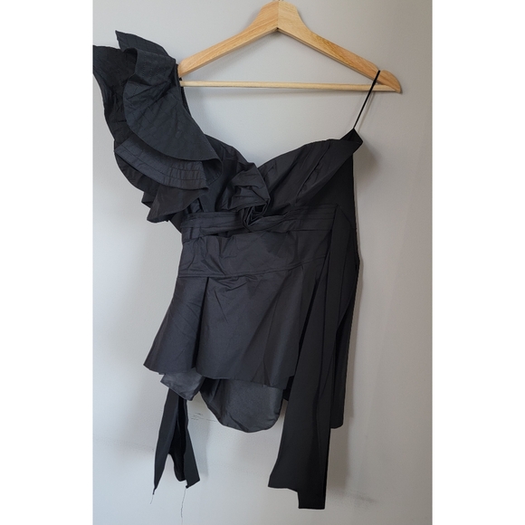 One shoulder ruffle blouse - Picture 3 of 4
